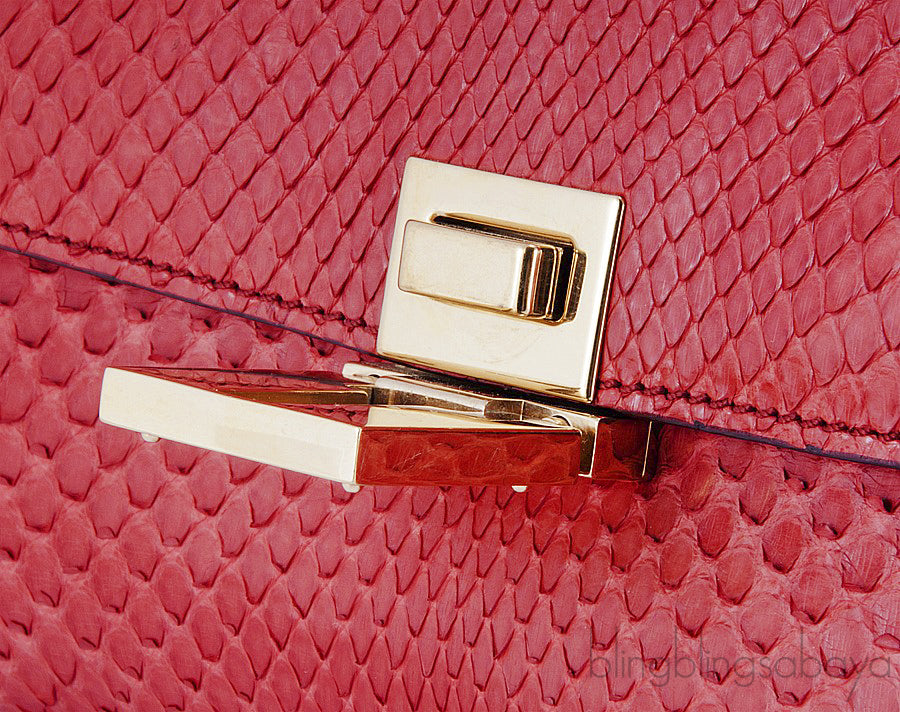 Trapeze Luggage Python Red*
