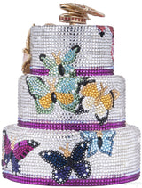 Butterfly Cake Minaudiere Clutch