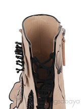 Coline Suede Floral Boots