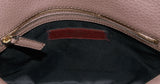 Dusty Pink V Logo Shoulder Bag