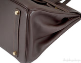 Birkin 35 Veau Gulliver Havane GHW*