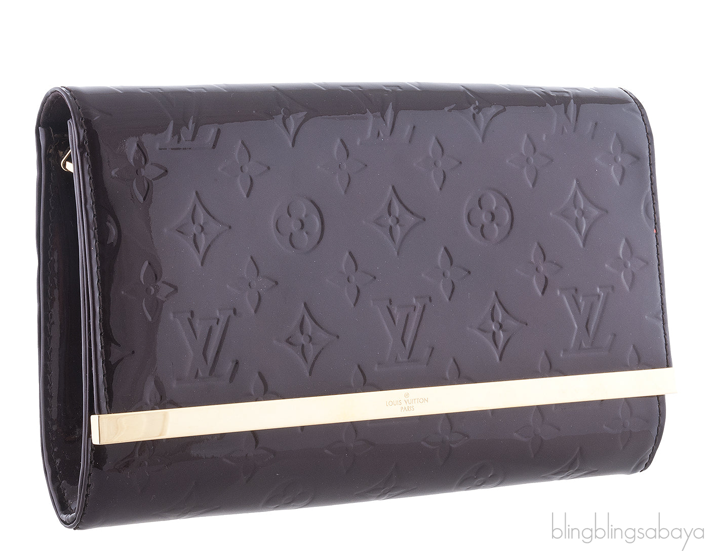 Ana Vernis Monogram Chain Clutch