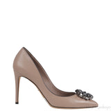 Dolce & Gabbana Kate Iguana Crystal Embellished Pump