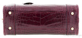 Amazona 23 Bordeaux Crocodile Bag