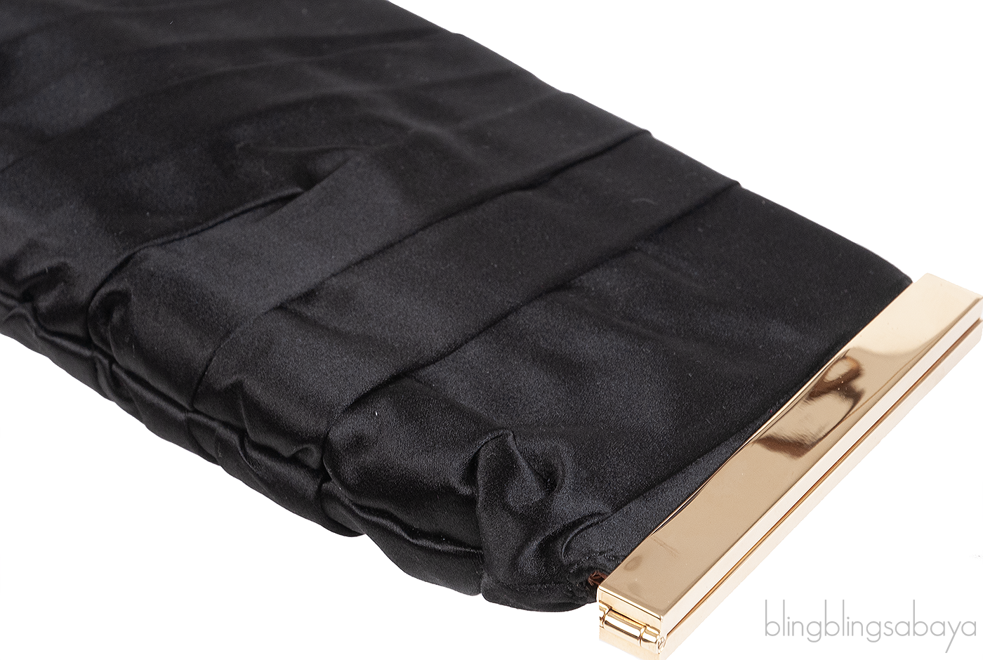 Dolce & Gabbana Miss Lady Black Satin Clutch
