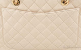 Beige Caviar Shopping Tote