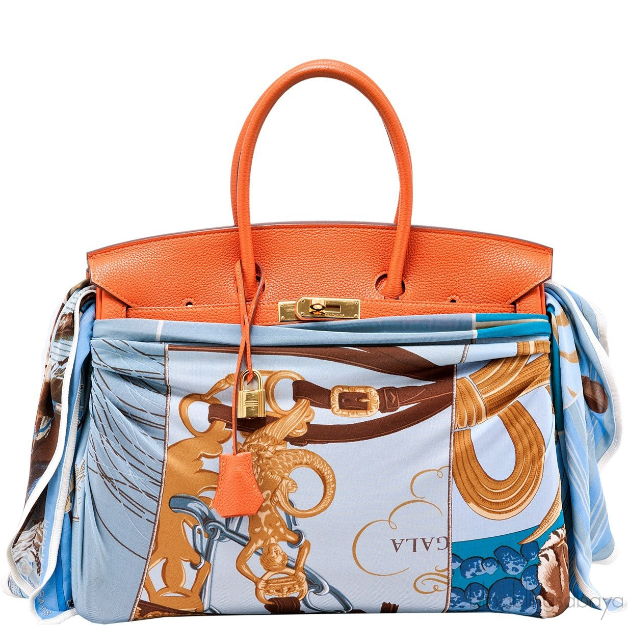 Birkin 35 Orange Togo GHW
