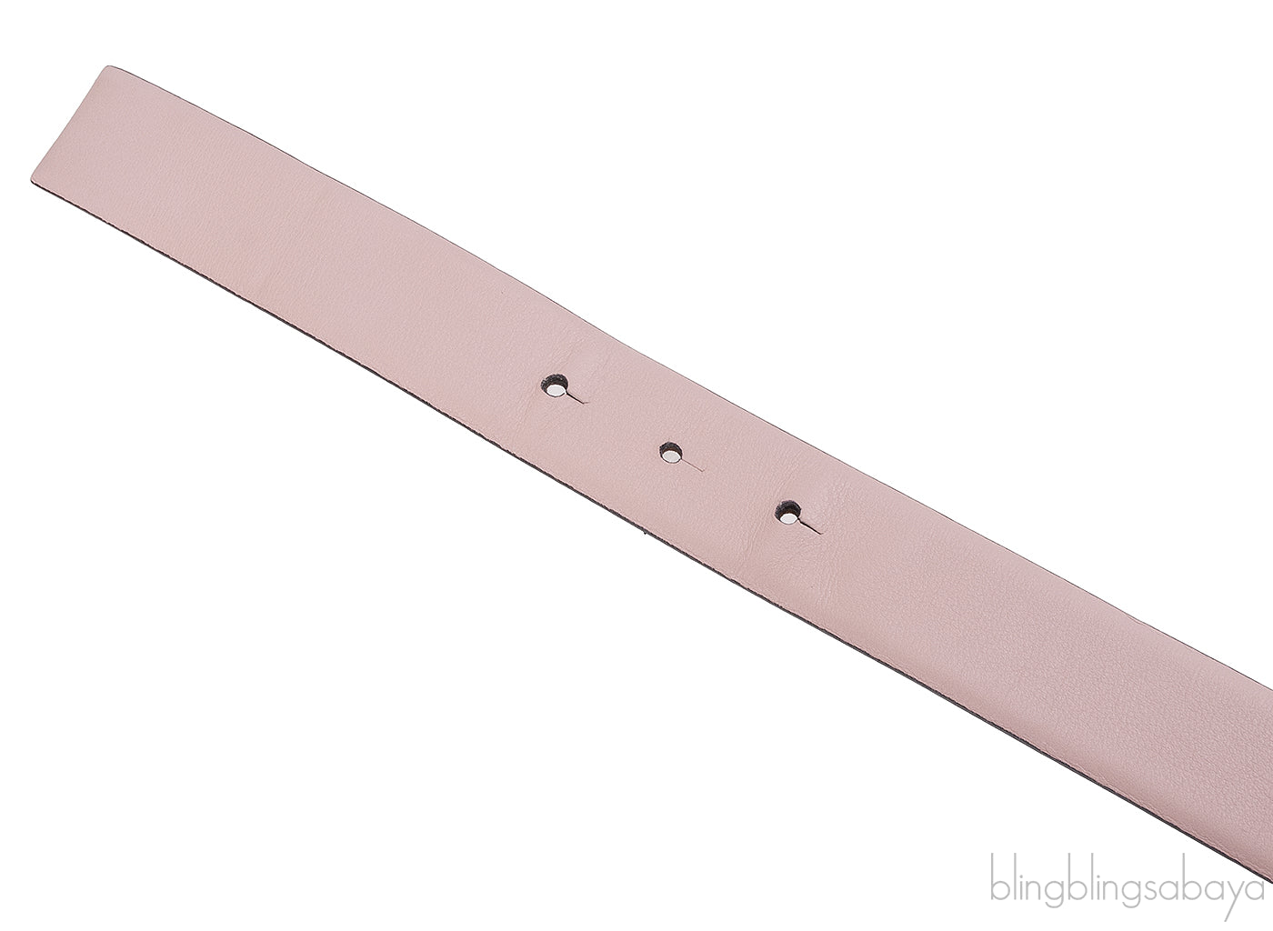 Valentino Garavani Old Pink V Buckle Belt