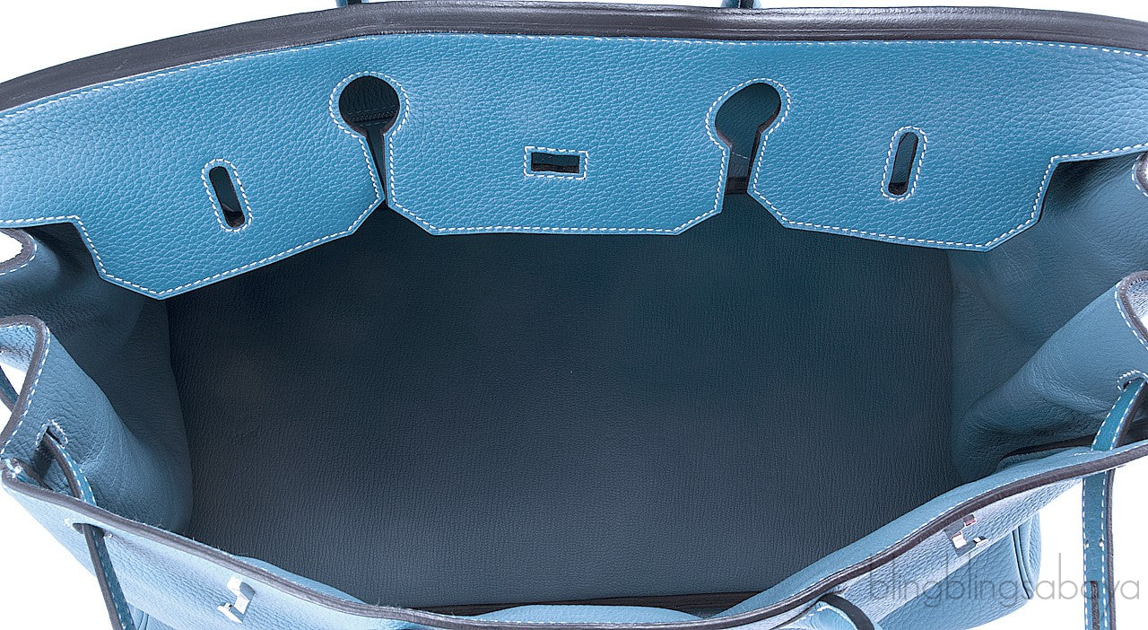 Birkin 40 Blue Jean Togo