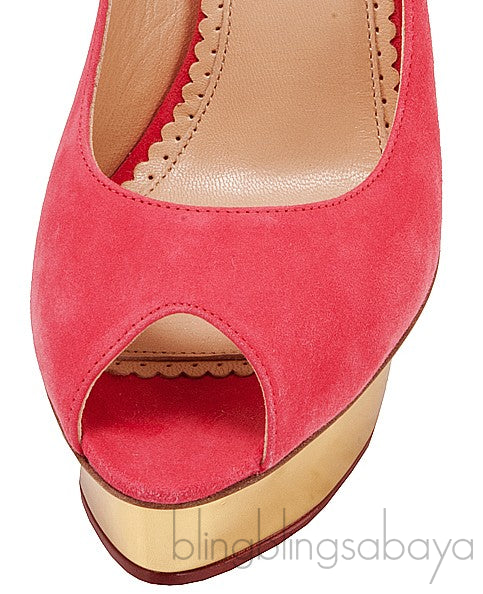 Bon Bon Peep Toe Platform Pump