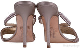 Flesh Crystal Embellished Sandals
