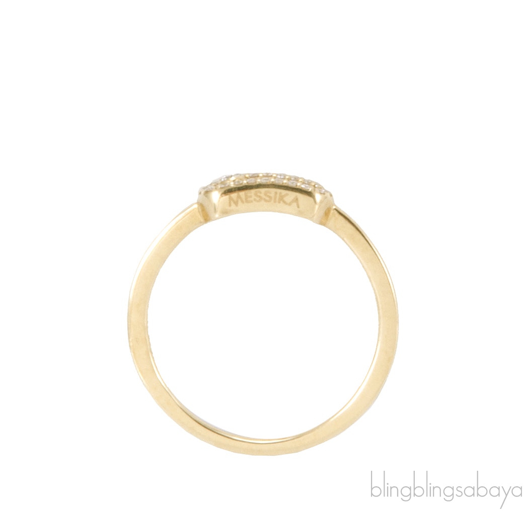 Yellow Gold Slide Diamond Ring