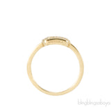 Yellow Gold Slide Diamond Ring