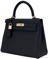 Kelly 28 Black Togo GHW