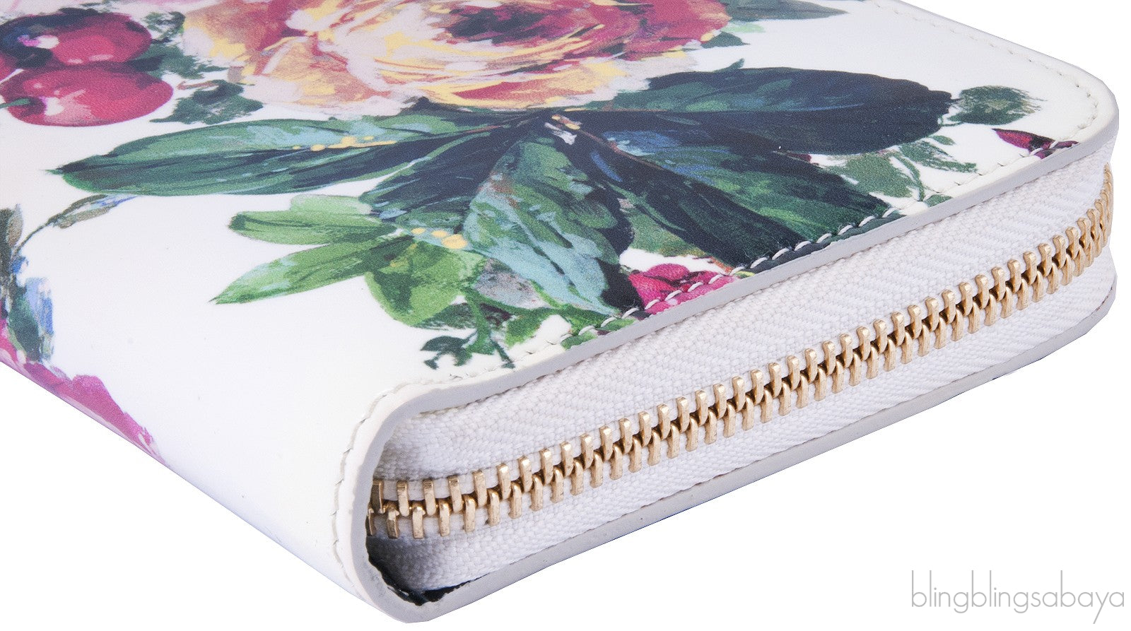 Dolce & Gabbana Floral Zip Around Continental Wallet
