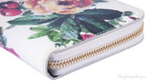 Dolce & Gabbana Floral Zip Around Continental Wallet