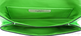 Intrigate Envelope Clutch Neon Green