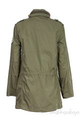 Army Green Polyester Jacket