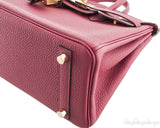Birkin 25 Rouge Grenat GHW