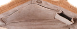 Yamaguchi Beige Crocodile Handbag