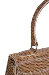 Hermes Vintage Mini Kelly 20 Lizard Ficelle GHW