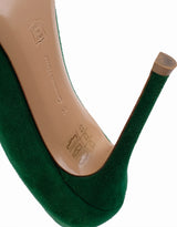 Gianvito Rossi Emerald Jaipur 105 Embellished Suede Pumps