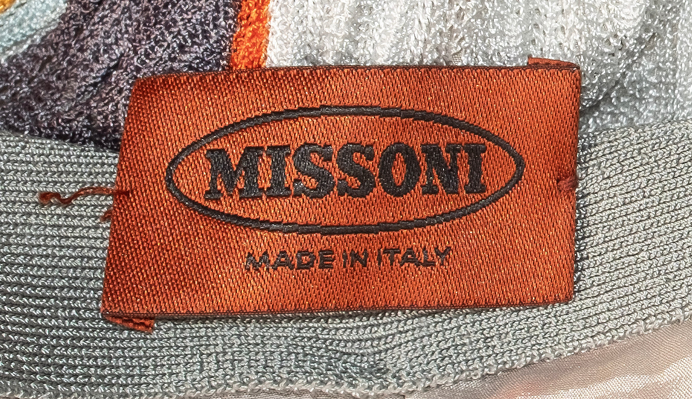 Missoni Tube Gathered Multicolor Printed Dress