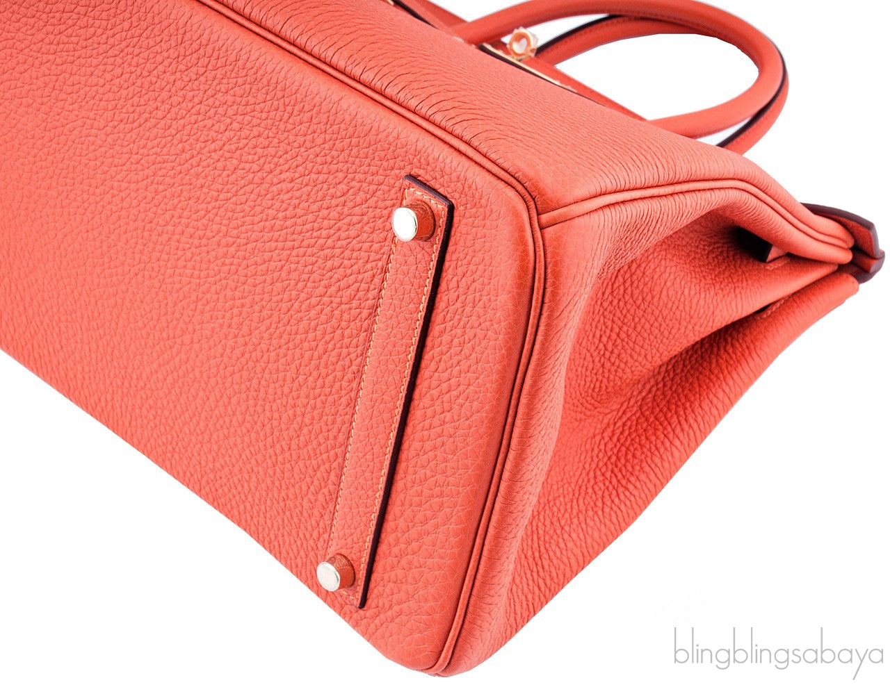 Birkin 35 Orange Taurillon Clem.