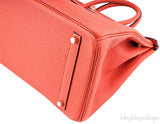 Birkin 35 Orange Taurillon Clem.