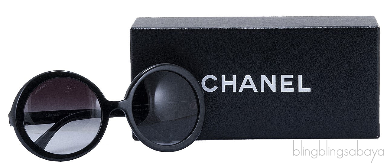 Oversized Black CC Sunglasses
