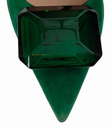 Gianvito Rossi Emerald Jaipur 105 Embellished Suede Pumps