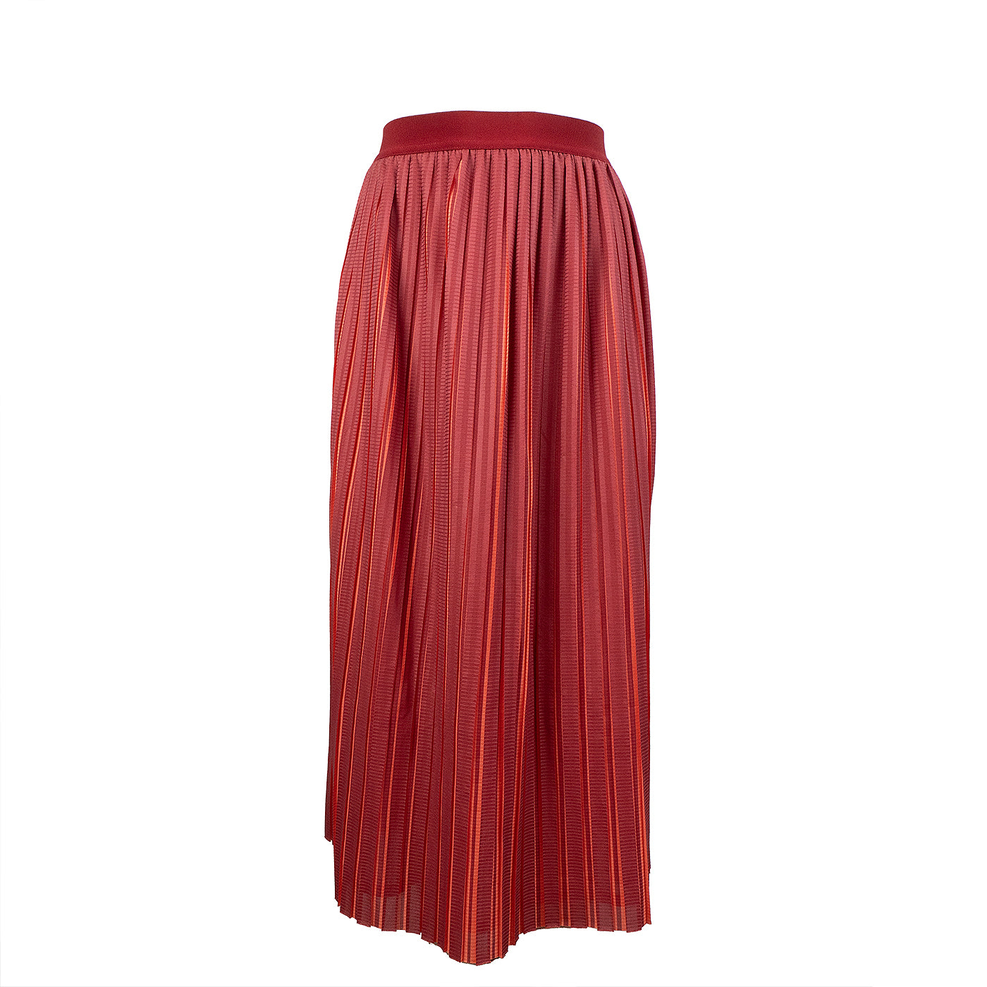 Max & Co. Rusty Orange Pleated Skirt M