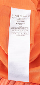 Max & Co. Rusty Orange Pleated Skirt M