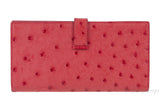 Bearn Bougainvillier Ostrich Wallet GHW