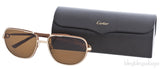 Brown 140 Gold Sunglasses