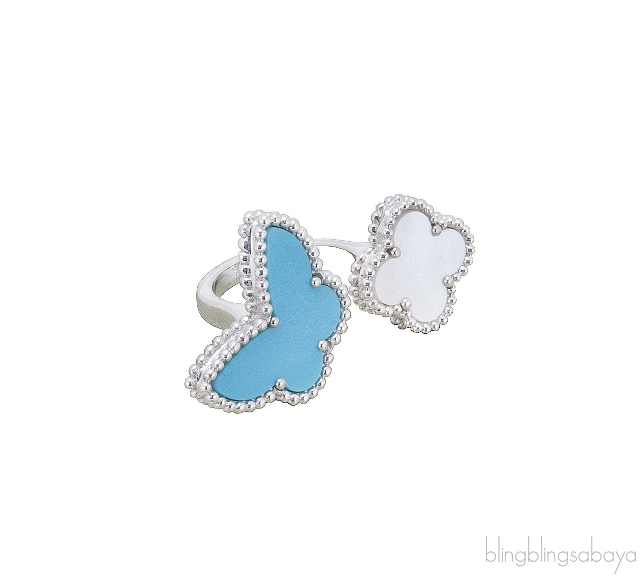 Lucky Alhambra Turquoise Ring