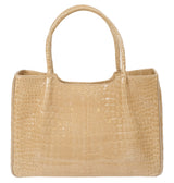 Yamaguchi Beige Crocodile Handbag