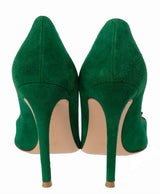 Gianvito Rossi Emerald Jaipur 105 Embellished Suede Pumps