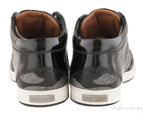 Black Patent Camou Silver Sneakers
