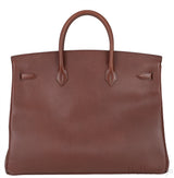 Birkin 40 Dark Brown Ardennes GHW