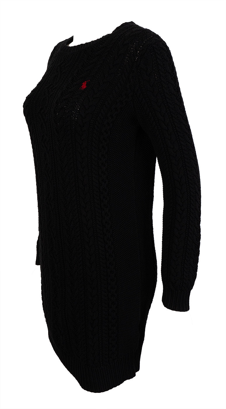 Polo Ralph Lauren Black Knitted Long Kids Sweatshirt L