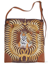 Tiger Print Silk City Bag