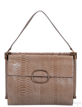 Roger Vivier Greyish Brown Python Shoulder Bag