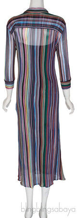 Multicolored Midi Dress