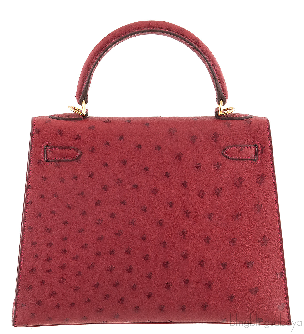 Kelly 25 Rouge VIF Ostrich GHW