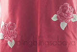 Rose Applique Red Camisole