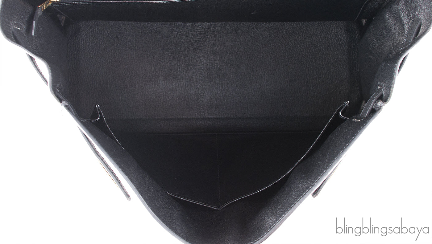 Kelly 35 Black Epsom Retourne