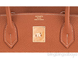 Birkin 40 Gold Taurillon Clem