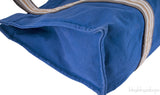 Blue Cotton Canvas Tote