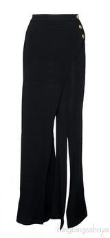 Flared Pants & Multicolor Crop Top